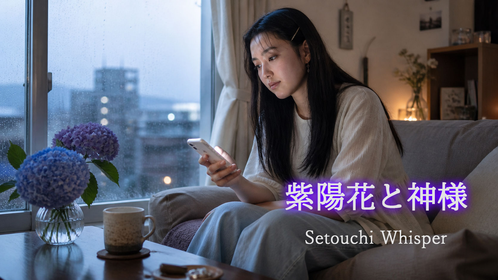 紫陽花と神様